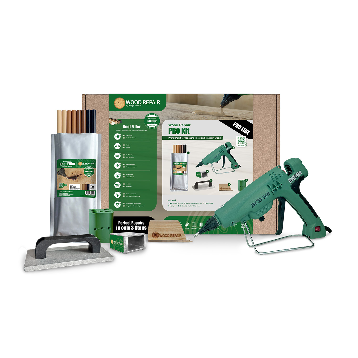 Wood Repair Profesyonel Kit